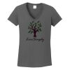 Ladies Heavy Cotton ™ 100% Cotton V Neck T Shirt Thumbnail