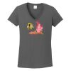 Ladies Heavy Cotton ™ 100% Cotton V Neck T Shirt Thumbnail
