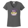 Ladies Heavy Cotton ™ 100% Cotton V Neck T Shirt Thumbnail