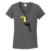 Ladies Heavy Cotton ™ 100% Cotton V Neck T Shirt Thumbnail