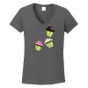 Ladies Heavy Cotton ™ 100% Cotton V Neck T Shirt Thumbnail