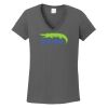 Ladies Heavy Cotton ™ 100% Cotton V Neck T Shirt Thumbnail