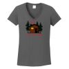 Ladies Heavy Cotton ™ 100% Cotton V Neck T Shirt Thumbnail
