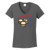 Ladies Heavy Cotton ™ 100% Cotton V Neck T Shirt Thumbnail