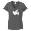 Ladies Heavy Cotton ™ 100% Cotton V Neck T Shirt Thumbnail