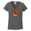 Ladies Heavy Cotton ™ 100% Cotton V Neck T Shirt Thumbnail