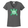 Ladies Heavy Cotton ™ 100% Cotton V Neck T Shirt Thumbnail