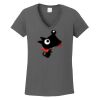 Ladies Heavy Cotton ™ 100% Cotton V Neck T Shirt Thumbnail