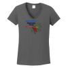 Ladies Heavy Cotton ™ 100% Cotton V Neck T Shirt Thumbnail