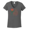 Ladies Heavy Cotton ™ 100% Cotton V Neck T Shirt Thumbnail