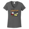 Ladies Heavy Cotton ™ 100% Cotton V Neck T Shirt Thumbnail