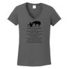 Ladies Heavy Cotton ™ 100% Cotton V Neck T Shirt Thumbnail