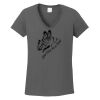 Ladies Heavy Cotton ™ 100% Cotton V Neck T Shirt Thumbnail