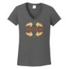 Ladies Heavy Cotton ™ 100% Cotton V Neck T Shirt Thumbnail