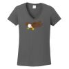 Ladies Heavy Cotton ™ 100% Cotton V Neck T Shirt Thumbnail