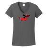 Ladies Heavy Cotton ™ 100% Cotton V Neck T Shirt Thumbnail