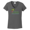 Ladies Heavy Cotton ™ 100% Cotton V Neck T Shirt Thumbnail
