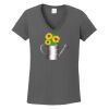Ladies Heavy Cotton ™ 100% Cotton V Neck T Shirt Thumbnail