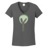Ladies Heavy Cotton ™ 100% Cotton V Neck T Shirt Thumbnail