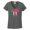 Ladies Heavy Cotton ™ 100% Cotton V Neck T Shirt Thumbnail