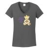 Ladies Heavy Cotton ™ 100% Cotton V Neck T Shirt Thumbnail
