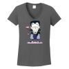 Ladies Heavy Cotton ™ 100% Cotton V Neck T Shirt Thumbnail