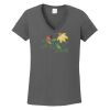 Ladies Heavy Cotton ™ 100% Cotton V Neck T Shirt Thumbnail