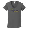 Ladies Heavy Cotton ™ 100% Cotton V Neck T Shirt Thumbnail