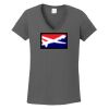 Ladies Heavy Cotton ™ 100% Cotton V Neck T Shirt Thumbnail