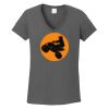 Ladies Heavy Cotton ™ 100% Cotton V Neck T Shirt Thumbnail