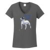 Ladies Heavy Cotton ™ 100% Cotton V Neck T Shirt Thumbnail