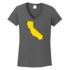 Ladies Heavy Cotton ™ 100% Cotton V Neck T Shirt Thumbnail