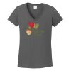 Ladies Heavy Cotton ™ 100% Cotton V Neck T Shirt Thumbnail