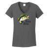 Ladies Heavy Cotton ™ 100% Cotton V Neck T Shirt Thumbnail