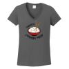 Ladies Heavy Cotton ™ 100% Cotton V Neck T Shirt Thumbnail