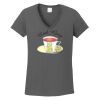 Ladies Heavy Cotton ™ 100% Cotton V Neck T Shirt Thumbnail