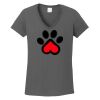 Ladies Heavy Cotton ™ 100% Cotton V Neck T Shirt Thumbnail