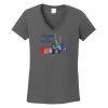 Ladies Heavy Cotton ™ 100% Cotton V Neck T Shirt Thumbnail