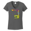 Ladies Heavy Cotton ™ 100% Cotton V Neck T Shirt Thumbnail