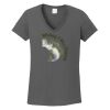 Ladies Heavy Cotton ™ 100% Cotton V Neck T Shirt Thumbnail