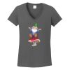 Ladies Heavy Cotton ™ 100% Cotton V Neck T Shirt Thumbnail