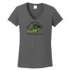 Ladies Heavy Cotton ™ 100% Cotton V Neck T Shirt Thumbnail