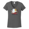 Ladies Heavy Cotton ™ 100% Cotton V Neck T Shirt Thumbnail