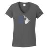Ladies Heavy Cotton ™ 100% Cotton V Neck T Shirt Thumbnail