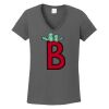 Ladies Heavy Cotton ™ 100% Cotton V Neck T Shirt Thumbnail