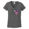 Ladies Heavy Cotton ™ 100% Cotton V Neck T Shirt Thumbnail