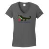 Ladies Heavy Cotton ™ 100% Cotton V Neck T Shirt Thumbnail