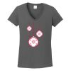 Ladies Heavy Cotton ™ 100% Cotton V Neck T Shirt Thumbnail