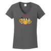 Ladies Heavy Cotton ™ 100% Cotton V Neck T Shirt Thumbnail