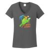 Ladies Heavy Cotton ™ 100% Cotton V Neck T Shirt Thumbnail